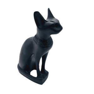 Egyptian Black Cat Statue Bastet L (20cm)
