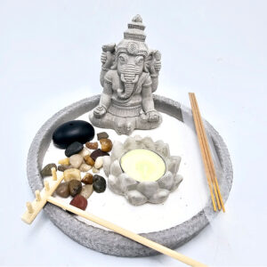 Ganesha Zen Garden Round