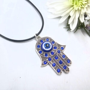 Hamsa Hand Evil Eye Necklace