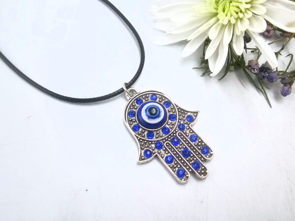 Hamsa Hand Evil Eye Necklace