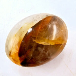 Hematoid Quartz Palm Stone (Golden Healer) A (92g)