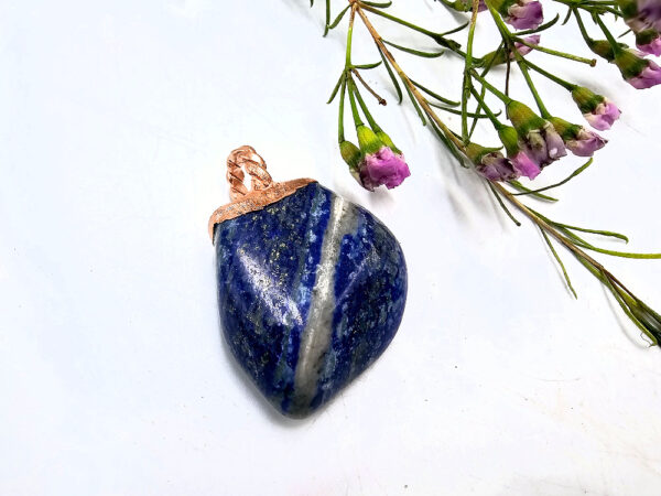 Lapis Lazuli Copper Pendant