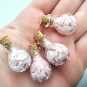 Mini Bottle Of Pink Opal Chips