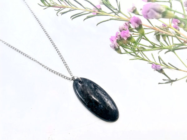 Nuummite Oval Necklace