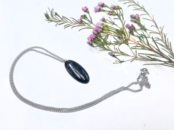 Nuummite Oval Necklace - Image 2