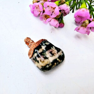 Ocean Jasper Copper Pendant