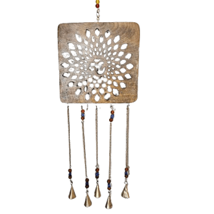 Om Bell Chime Wood (78cm)