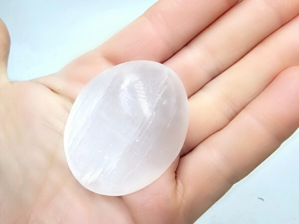 5cm Selenite Palm Stone