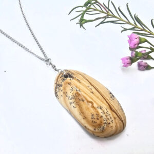 Picture Jasper Necklace with Dendritic Markings