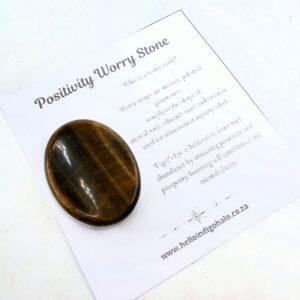 Worry Stone Positivity (Tigers Eye)