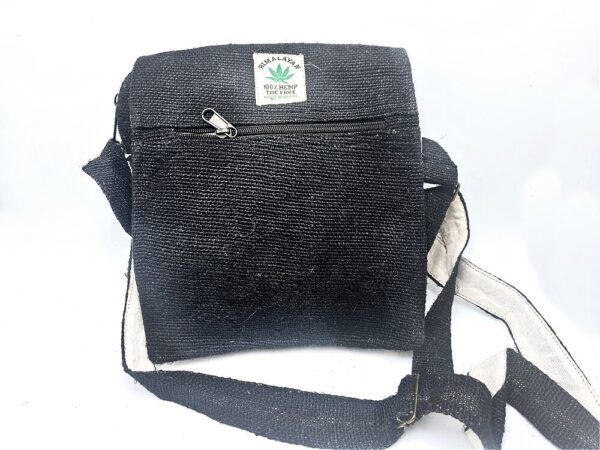 Shoulder Bag Pure Hemp Black