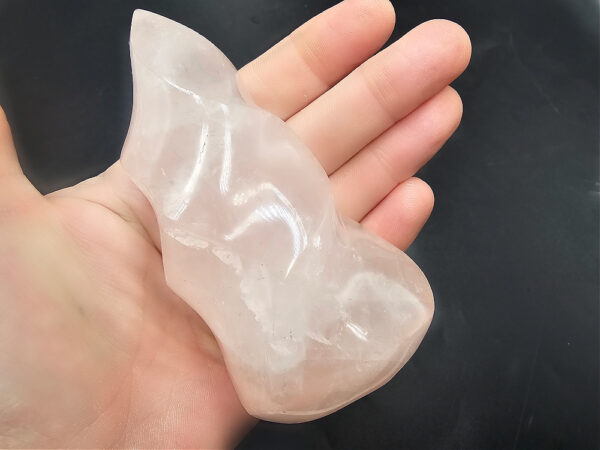 Rose Quartz Flame Sculpture B (274g)