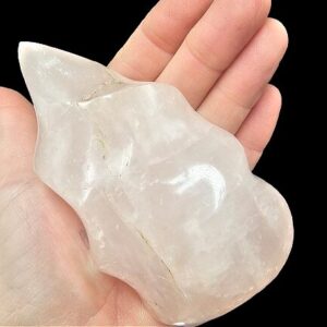 Rose Quartz Flame Sculpture A (376g)