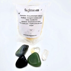 Sagittarius Tumble Stone Bag