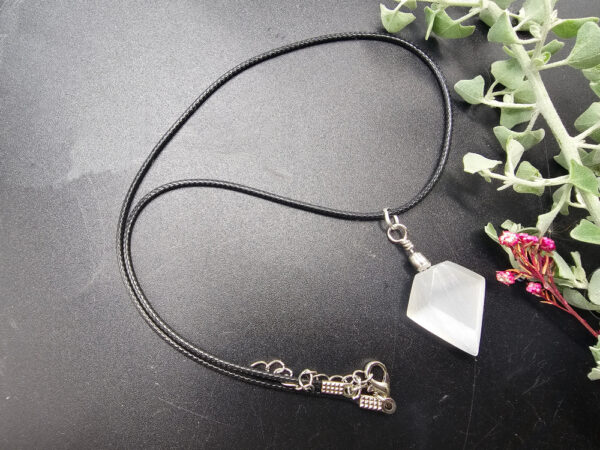 Selenite Diamond Shape Necklace - Image 2