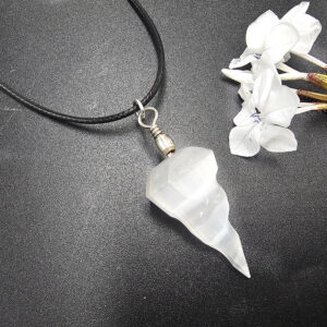 Selenite Spiral Necklace