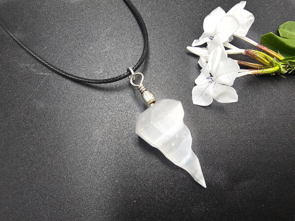 Selenite Spiral Necklace