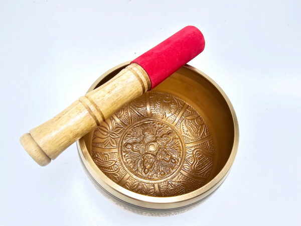 Singing Bowl Large - Brown B - Image 2