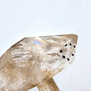 Smoky Quartz Cluster with a Moving Enhydro