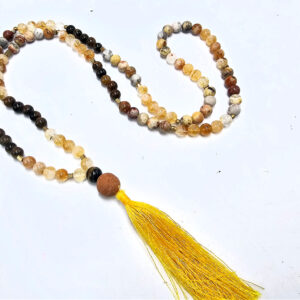 Solar Heart Mala Necklace
