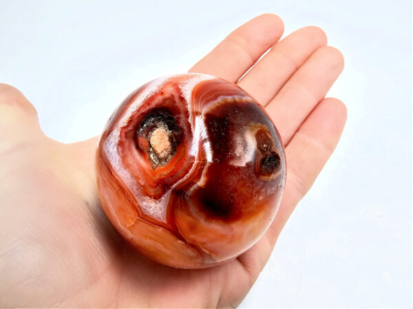 Carnelian Agate Sphere