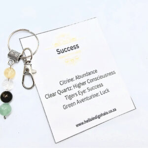 Success Gemstone Key Ring