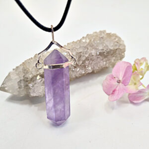 Amethyst Point Necklace Swivel
