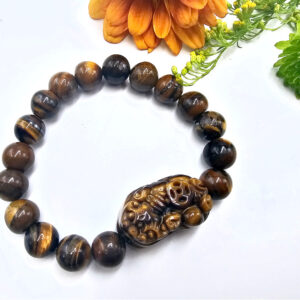 Pi Xiu Tigers Eye Bangle (8mm)