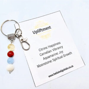 Upliftment Gemstone Key Ring