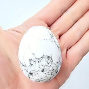 White Howlite Egg (115-120g)