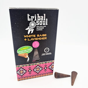 Tribal Soul White Sage & Lavender Backflow Cones