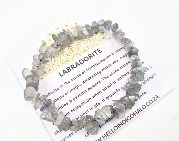 Labradorite Chips Bangle
