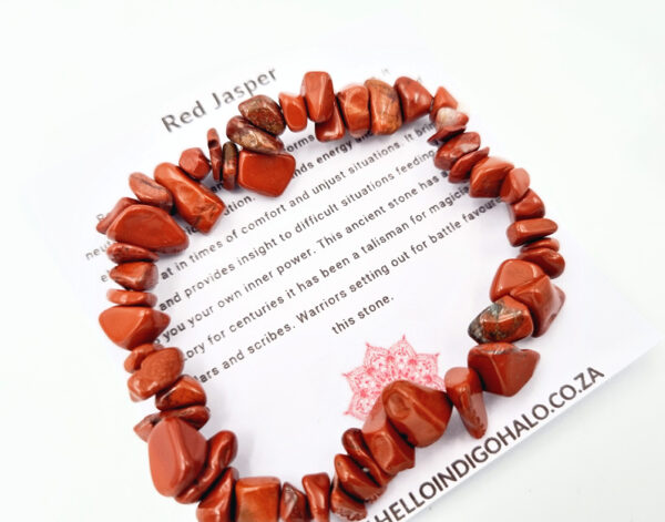 Red Jasper Chips Bangle