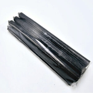 Black Candles Solid 25cm - Pack of 6 (Protection)