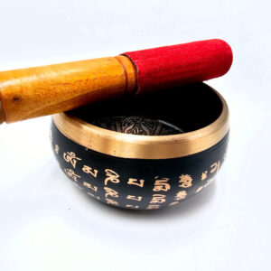 Black Mantra Singing Bowl Medium B