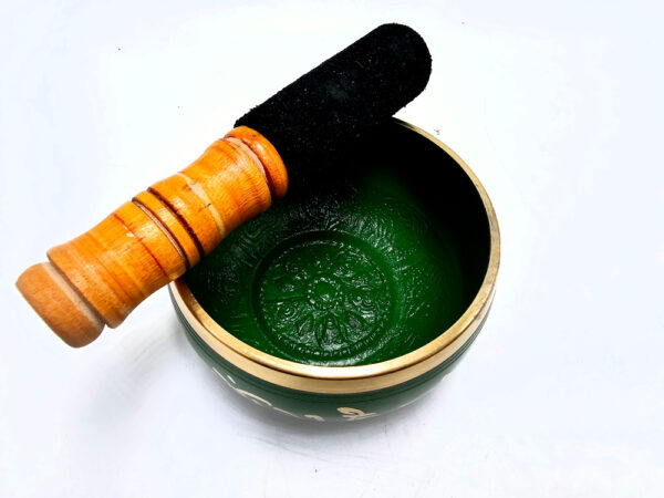 Singing Bowl Brass Green (X-Small) - Image 2