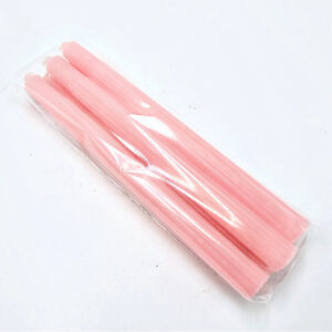 Pink Candles Solid 25cm - Pack of 6 (Love)