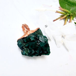 Dioptase Copper Pendant