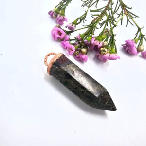 Dragon Stone Jasper Point Copper Pendant