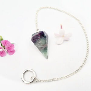 Rainbow Fluorite pendulum