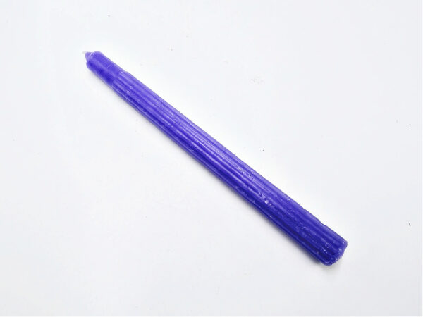 Purple Candles Solid 25cm - Pack of 6 (Spirituality) - Image 2