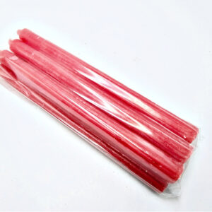 Red Candles Solid 25cm - Pack of 6 (Passion)