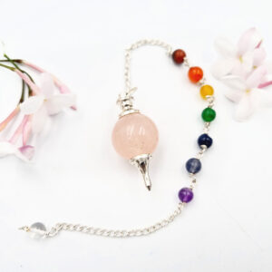 Rose Quartz Round Pendulum