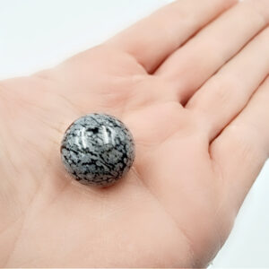 Snowflake Obsidian Sphere (2cm)