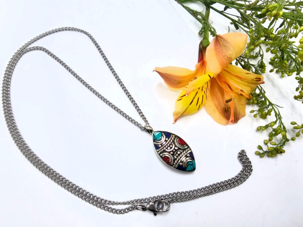 Tibetan Necklace Oval - Image 2