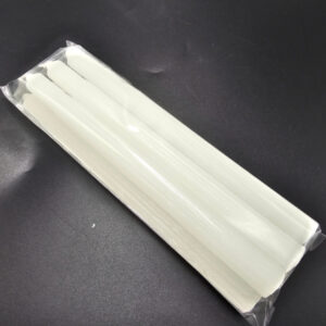 White Candles Solid 25cm - Pack of 6 (Cleansing)
