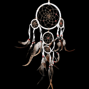 Dream Catcher Three Tier White (40cm)