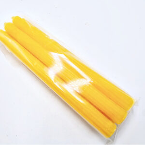 Yellow Candles Solid 25cm - Pack of 6 (Positivity)