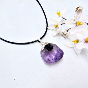 Amethyst & Tourmaline Necklace 