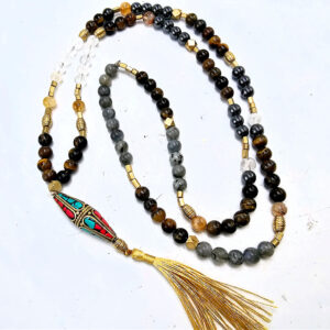 Aurora Guardian Mala Necklace